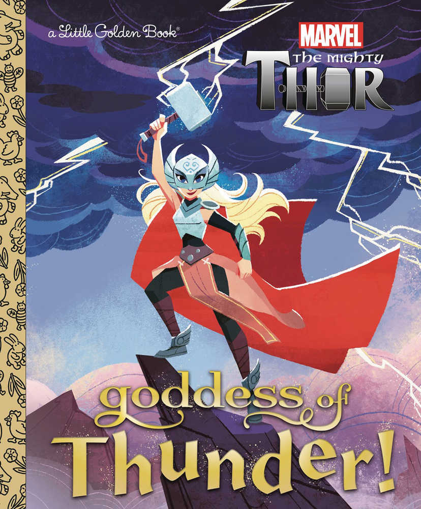 LGB Marvel Thor Goddess Of Little Golden Book