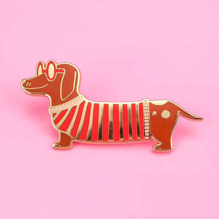 Little Weiner Pin by Little Arrow