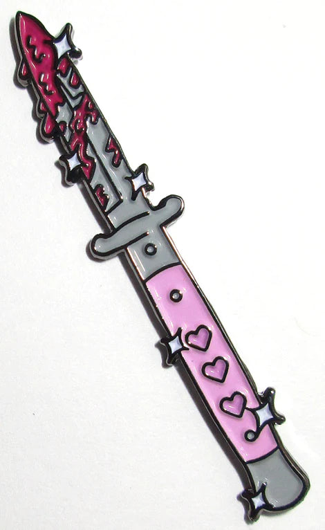 Switchblade Pin Silver Sprocket