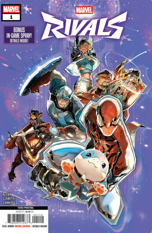 Marvel Rivals #1 Tokitokoro 3 Rd Printing Variant
