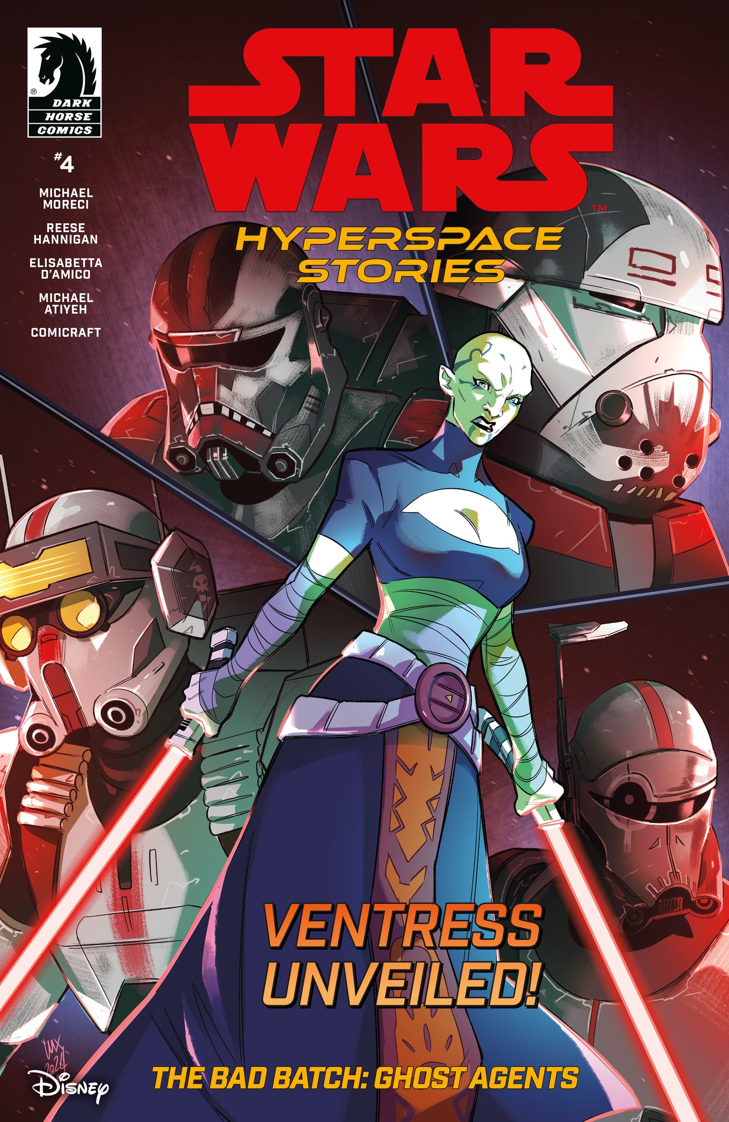 Star Wars Bad Batch Ghost Agents #4 Cover A Favoccia