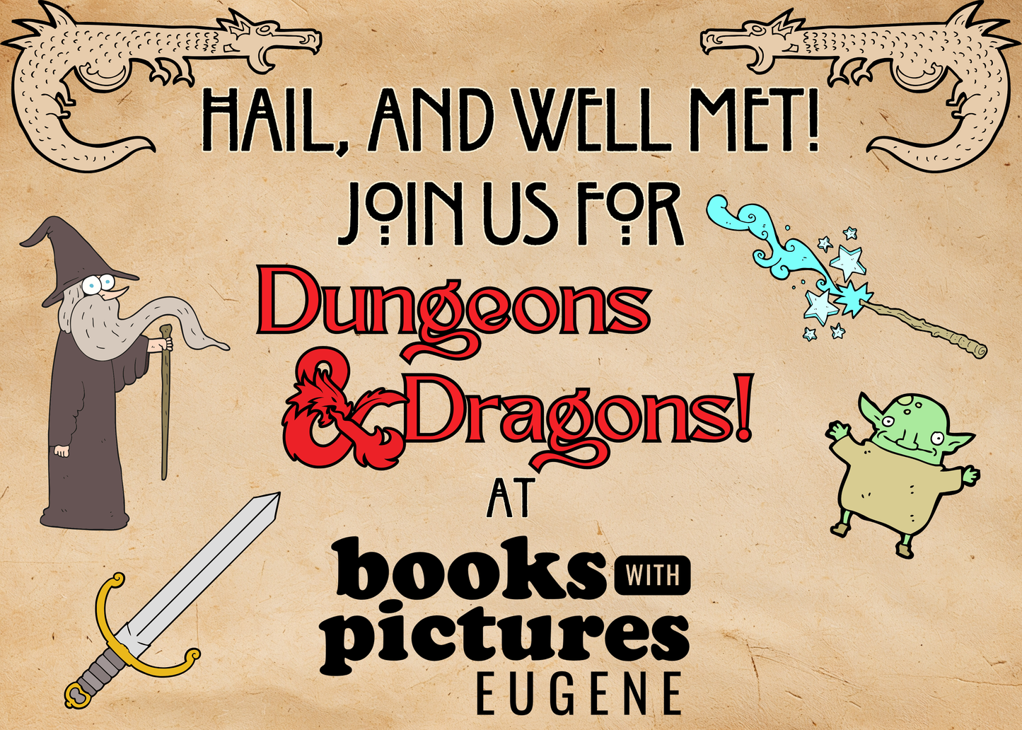 Drop-in D&D at BWP Eugene
