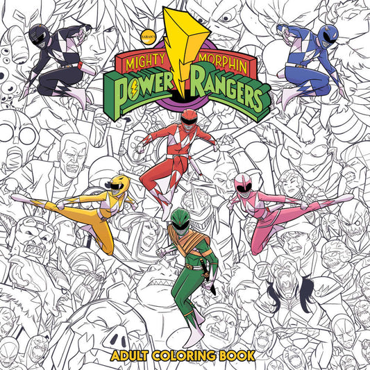 Mighty Morphin Power Rangers Adult Coloring Book TPB