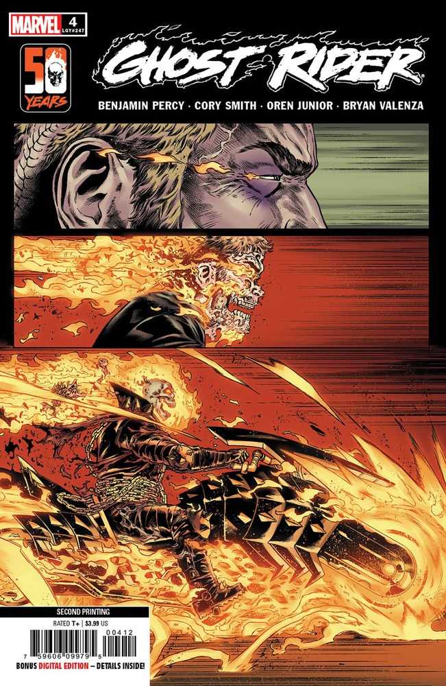 Ghost Rider #4 2ND Printing Smith Variant