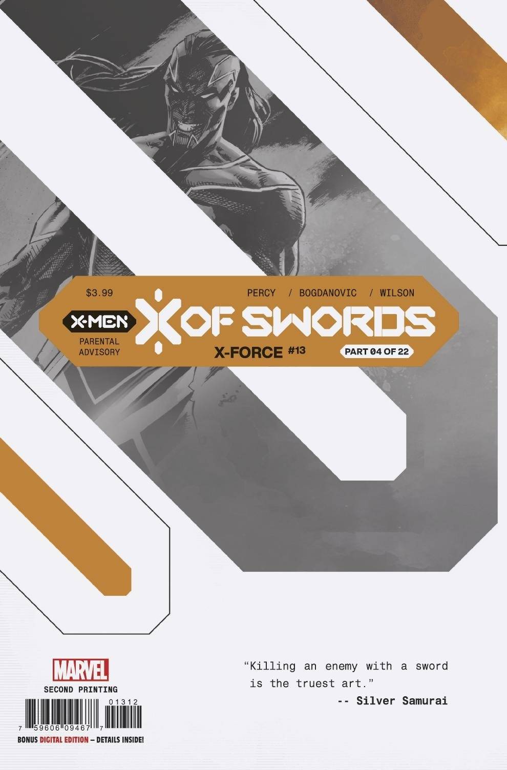X-Force #13 2nd Ptg Variant X of Swords
